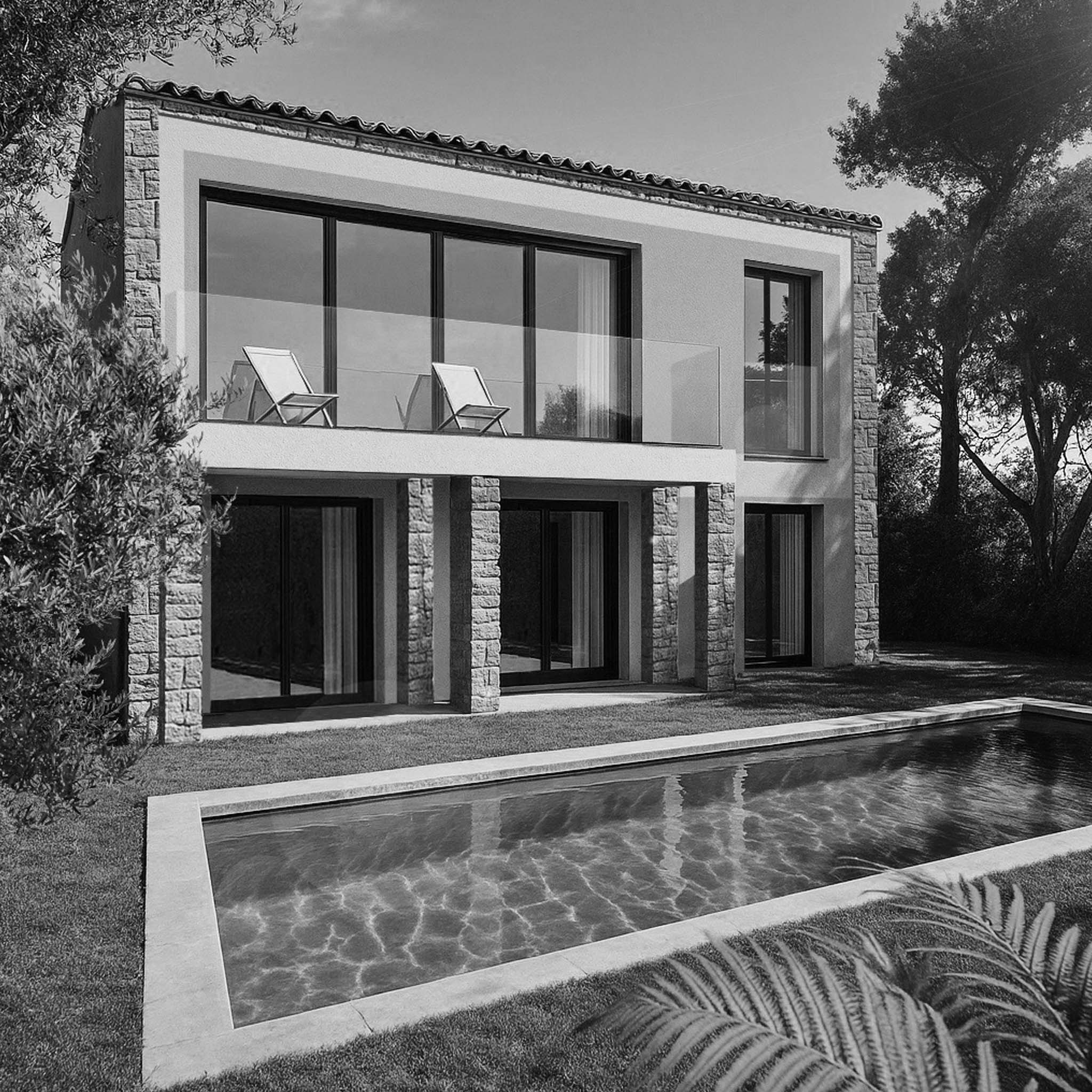 Réaménagement d'une villa contemporaine